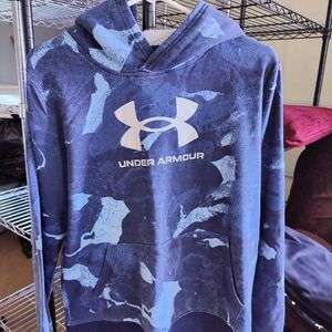 Under Armour Blue Camouflage Hoodie